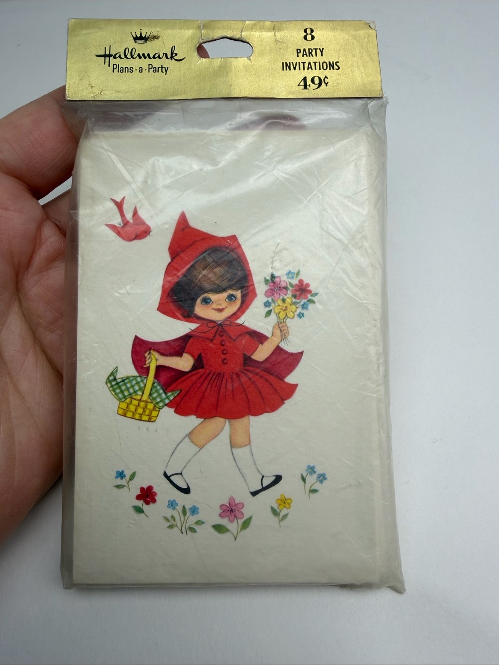 Vintage Ambassador Invitations “Come To My Birthday Party” 8 Pack Unopened
